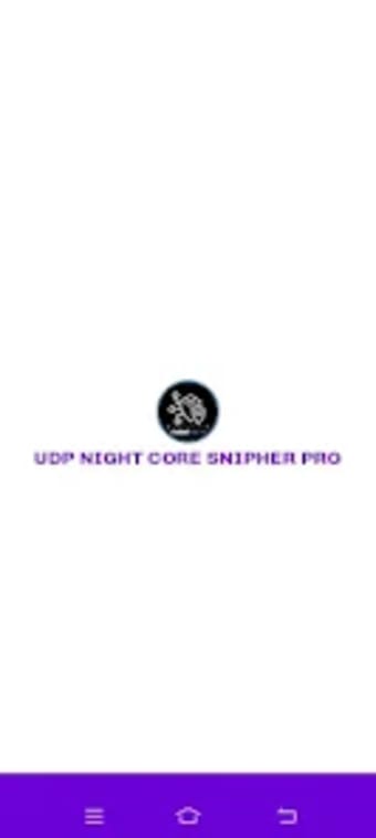 UDP NIGHT CORE SNIPHER PRO