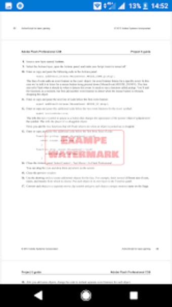 PDF Watermark : add - insert w