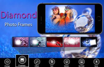 Diamond Photo Frames - crystel
