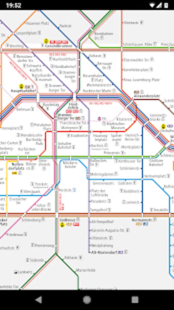 Berlin Liniennetz S und U Bahn