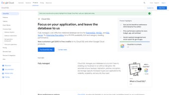Image 0 for Google Cloud SQL