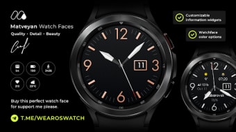 Minimal classic watch face