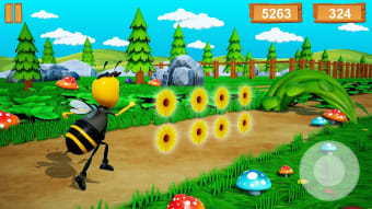 Fun Princess Bee Runner Game