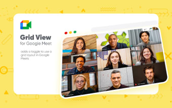 Grid View For Google Meet (Works 2021)
