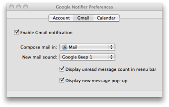 Google Notifier for Mac
