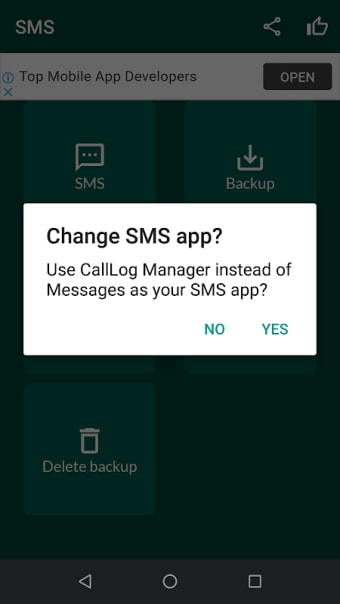 Call Log and sms manager