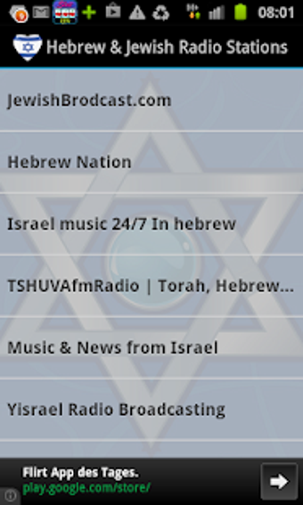 Hebrew  Jewish Radio Stations