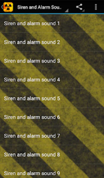 Siren and Alarm Sounds