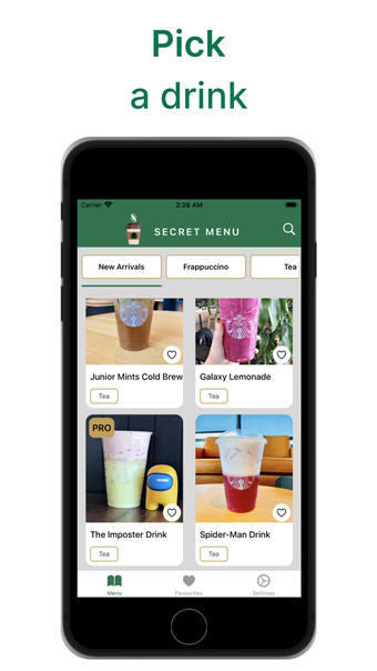 Secret Menu VIP for Starbucks