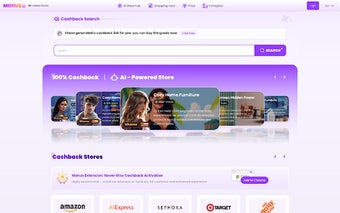 Monus AI: Full Cashback & AI Stores | Save Up to 100%