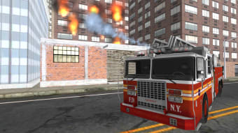 Fire-fighter 911 Emergency Truck Rescue Sim-ulator