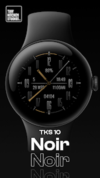 TKS 10 Noir Watch Face