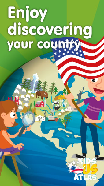 Kids US Atlas - United States Geography Games