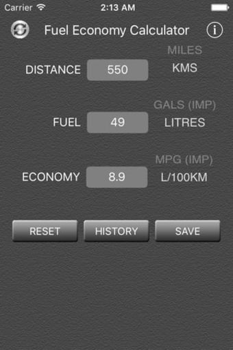 Fuel Economy Calculator and Converter