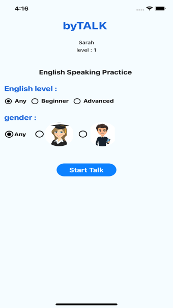 English speaking partner