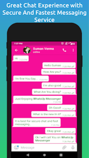 WhatsUp Messenger - Social Unique Chat App
