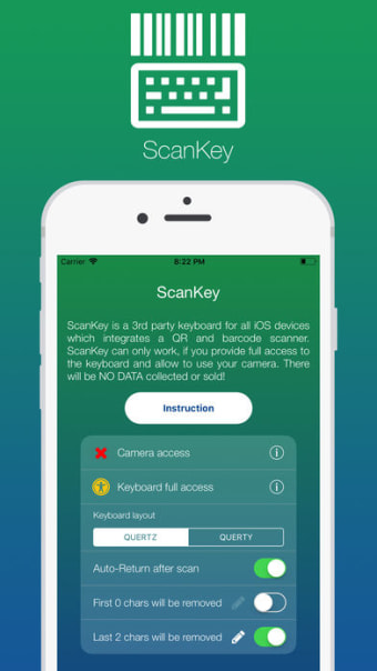 ScanKey - QR OCR NFC Keyboard