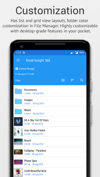Droid Insight 360: File Manager, App Manager