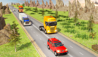 Traffic Highway Truck Racing  Truck Driving