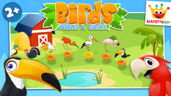 Birds: Games for Girls Boys and Kids 3 puzzles
