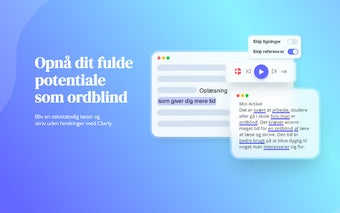 Cliarly - AI tekst til tale