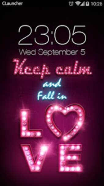 Pink Love Theme for Android