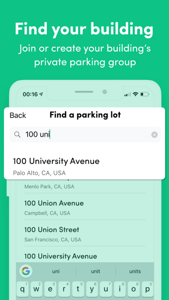 Parkade: Park at your building