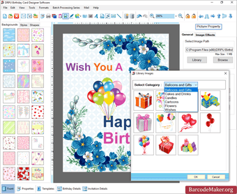 Birthday Wishing Card Software