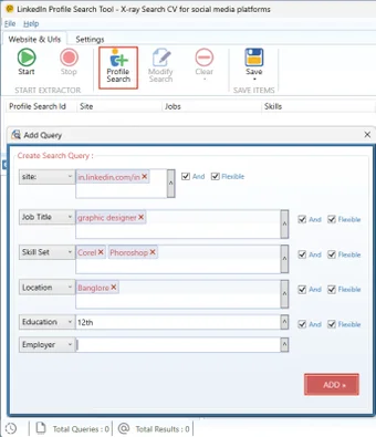 LinkedIn Profile Search Tool