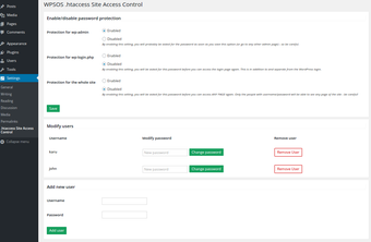 .htaccess Site Access Control