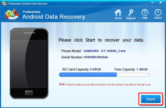Potatoshare Android Data Recovery