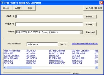 Free Flash to Apple AAC Converter