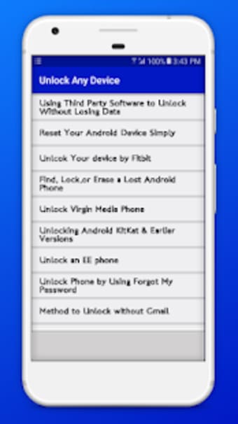 Unlock any Device Guide  Techniques