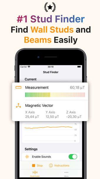 Stud Finder Wall Detector Tool