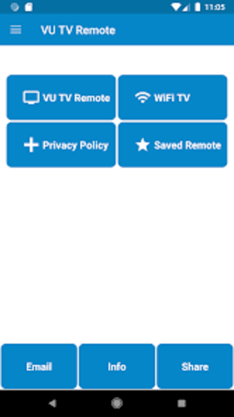 VU TV Remote Control