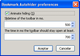 Bookmark autohider