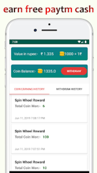 Spin And Earn - Win real money