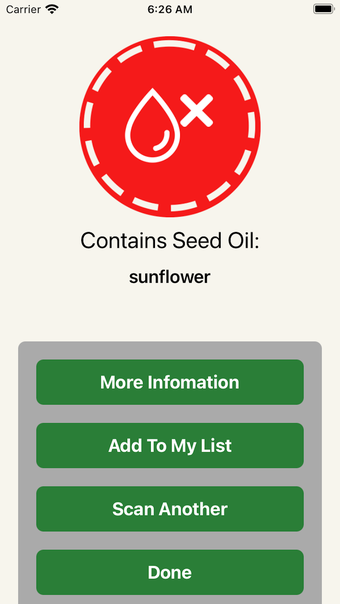 Seed Oil Scanner