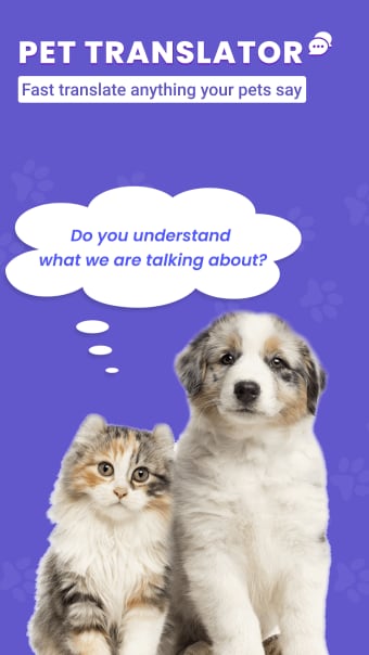 Pet smart: cat and dog translator - talking pets