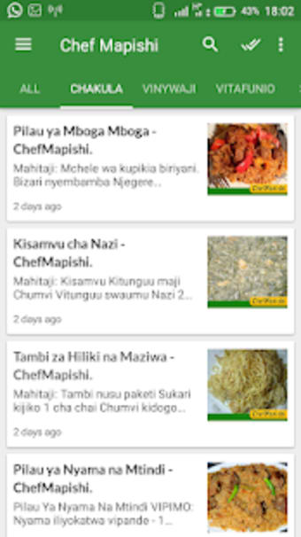 Chef Mapishi - Tujifunze Mapishi ya Kiafrika