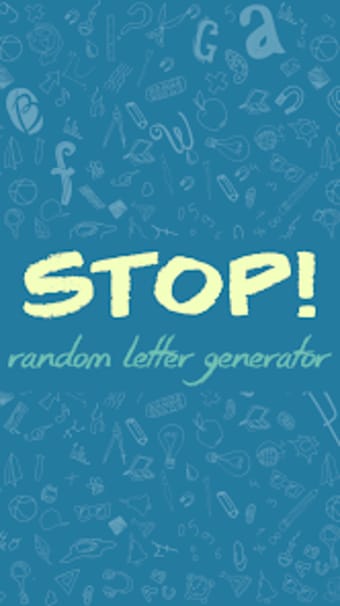 Stop Random letter generator