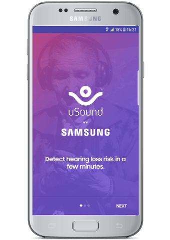 uSound for Samsung - Hearing test