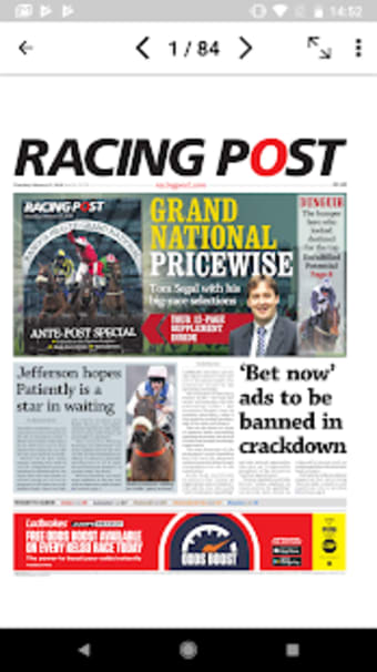 Racing Post Digital Newspaper