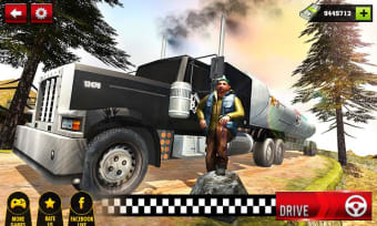 Oil Tanker Truck Driving Simulator: Hill Transport