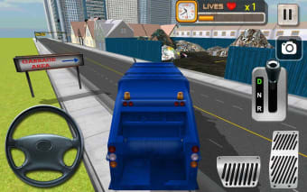 City Garbage Truck Cleaner 3D
