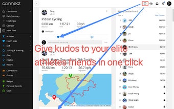 GCW and Strava Kudo All