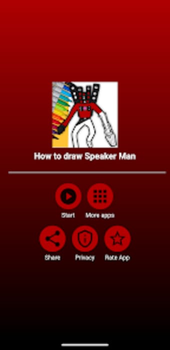 How To draw Speaker Man