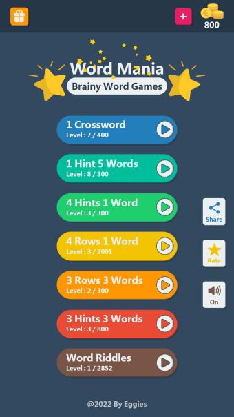 Word Mania - Brainy Word Games