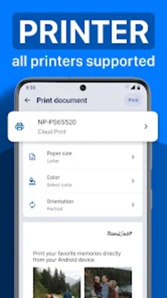 Printer for AirPrint