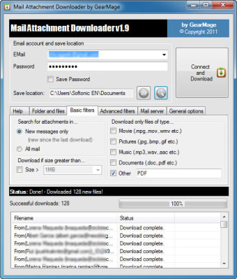 mail attachment downloader softonic